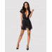 Obsessive | Obsessive 810-PEI-1 peignoir black L/XL. Ціна 2090 грн. Фото: 2