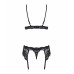 Obsessive | Obsessive 810-SEG-1 3 pcs set black S/M. Ціна 1801 грн. Фото: 5