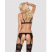 Obsessive | Obsessive 810-SEG-1 3 pcs set black L/XL. Ціна 2119 грн. Фото: 1