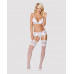 Obsessive | Obsessive 810-SEG-2 3 pcs set white S/M. Ціна 1801 грн. Фото: 2