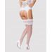 Obsessive | Obsessive 810-STO-2 stockings white L/XL. Цена 543 грн. Фото: 1