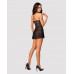 Obsessive | Obsessive 838-BAB-1 babydoll & thong black XXL. Цена 1 699 грн. Фото: 3