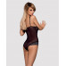 Obsessive | Сетчатое боди на косточках Obsessive Amanta Teddy, черное, с доступом. Цена 1 223 грн. Фото: 1