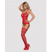 Obsessive | Obsessive Bodystocking F214 red S/M/L. Цена 1 095 грн. Фото: 2