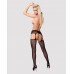 Obsessive | Obsessive Garter stockings S307 black XL/XXL. Цена 798 грн. Фото: 3