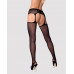 Obsessive | Obsessive Garter stockings S307 black XL/XXL. Цена 798 грн. Фото: 1