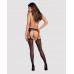 Obsessive | Obsessive Garter stockings S314 black S/M/L. Цена 989 грн. Фото: 3