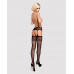 Obsessive | Obsessive Garter stockings S500 black S/M/L. Цена 798 грн. Фото: 2