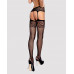 Obsessive | Obsessive Garter stockings S500 black S/M/L. Цена 798 грн. Фото: 1