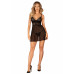 Obsessive | Пеньюар и трусики Obsessive Chemeris babydoll & thong XS/S. Цена 1 699 грн. Фото: 4