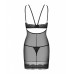 Obsessive | Сорочка кружевная Obsessive Allastia chemise & thong black  S/M. Цена 1 270 грн. Фото: 5