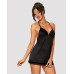 Obsessive | Сорочка Obsessive Alifini chemise & thong black  L/XL. Цена 1 595 грн. Фото: 1
