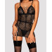 Obsessive | Сорочка Obsessive Basitta chemise & thong S/M. Цена 1 859 грн. Фото: 1