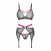 Obsessive | Комплект Obsessive Novenes 3-pcs set XS/S. Цена 1 979 грн. Фото: 3