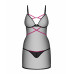 Obsessive | Пеньюар Obsessive Novenes chemise & thong XS/S. Ціна 1648 грн. Фото: 3
