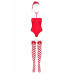 Obsessive | Боди Obsessive Kissmas teddy red L/XL. Цена 1 767 грн. Фото: 2