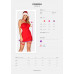 Obsessive | Сорочка Obsessive Kissmas chemise red S/M. Цена 1 435 грн. Фото: 4