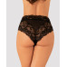 Obsessive | Трусики кружевные Obsessive Elizenes L\XL Black. Цена 885 грн. Фото: 1