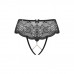 Obsessive | Трусики Obsessive Pearlove Black Panties with Open Crotch size XS/S. Ціна 950 грн. Фото: 4
