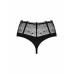 Obsessive | Высокие трусики-стринги Obsessive Sharlotte panties black XXL. Цена 850 грн. Фото: 5