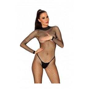 Obsessive | Комбинезон в крупную сеточку Obsessive Bodystocking N121 black XL/XXL. Цена: 1 195 грн