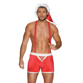 Obsessive | Мужской костюм мистера Санта Клауса Obsessive Mr Claus Красно-белый S\M. Ціна: 1850 грн