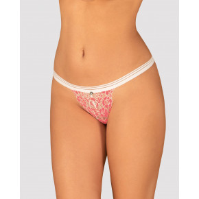 Obsessive | Трусики стринги кружевные Obsessive Bloomys thong S/M. Цена: 499 грн