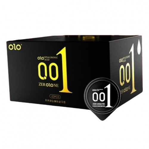 OLO | Презервативы OLO 001 ультра тонкие с гиалуроновой кислотой (цена за 10 шт. в упаковке). Цена 259 грн