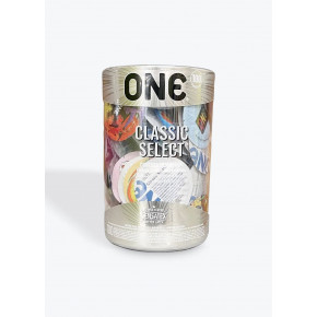 One | Банка презервативов ONE Classic Select Contest Collection, 100 шт. Цена: 3 076 грн