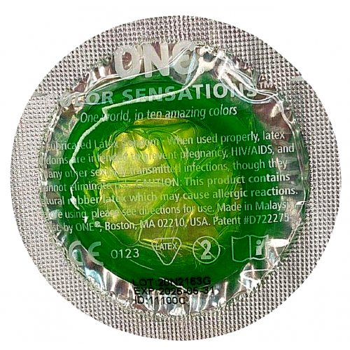 One | Набор латексных презервативов One Color Sensation силиконовой смазкой салатового цвета(цена за 5 шт). Цена 225 грн One | Набор латексных презервативов One Color Sensation силиконовой смазкой салатового цвета(цена за 5 шт). Цена 225 грн