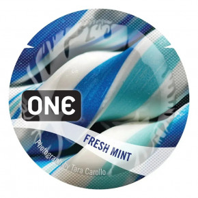 One | Презерватив оральный One Flavor Waves Fresh Mint со вкусом освежающей мяты ( цена за 1 шт.). Цена: 35 грн