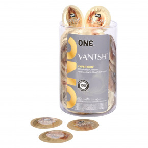 One | Набор презервативов ONE Vanish Hyperthin 100 шт, мегапак тюб. Цена: 3 899 грн