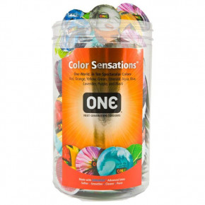 One | Набор презервативов ONE Color Sensations 100 шт, мегапак тюб. Цена: 3 449 грн