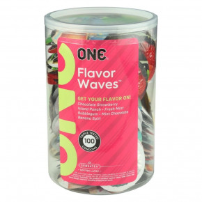 One | Набор презервативов ONE FlavorWaves 100 шт, мегапак тюб. Цена: 3 899 грн