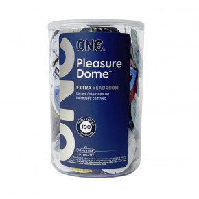 One | Набор презервативов ONE Pleasure Dome 100 шт, мегапак тюб. Ціна: 3314 грн