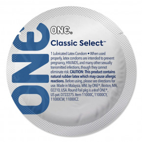 One | Презерватив ONE Classic Select - Contest Collection 1 шт. Ціна: 49 грн