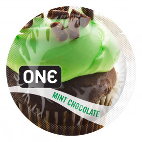 One | Презерватив ONE FlavorWaves 1 шт со вкусом Mint Chocolate. Ціна: 49 грн