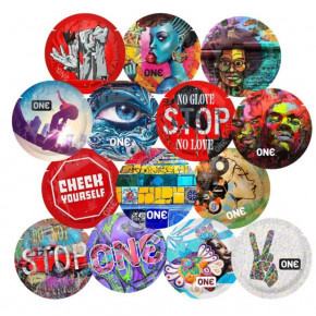 One | Презерватив ONE Street Art Collection 1 шт. Цена: 49 грн