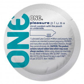 One | Презерватив ONE Pleasure Plus 1 шт. Ціна: 49 грн