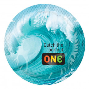 One | Презерватив ONE Color Sensations - Catch the perfect ONE (Aqua) 1 шт. Цена: 49 грн