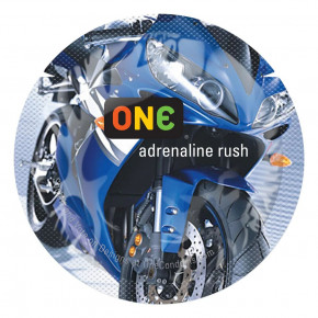 One | Презерватив ONE Color Sensations - ONE adrenaline rush (Blue) 1 шт. Ціна: 49 грн