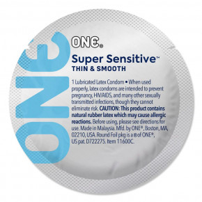 One | Презерватив ONE Super Sensitive 1 шт. Цена: 49 грн