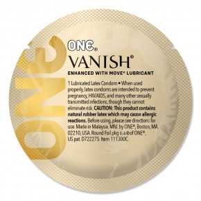 One | Презерватив ONE Vanish Hyperthin 1 шт. Цена: 49 грн