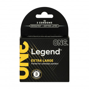One | Презервативы ONE Legend Extra Large 3 шт, картонная коробка. Ціна: 189 грн