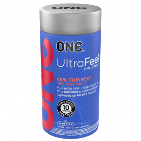 One | Презервативы ONE Ultra Feel 10 шт, подарочная упаковка тюб. Цена: 739 грн