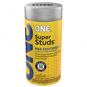 One | Презервативы ONE Super Studs 12 шт, подарочная упаковка тюб. Цена: 499 грн