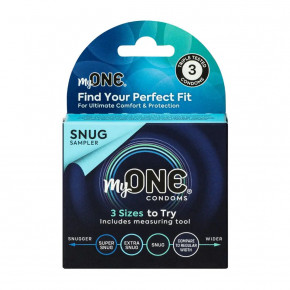 One | Презервативы MyONE Snug 3 Sampler шт, картонная коробка. Ціна: 199 грн