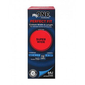 One | Презервативы MyONE Super Wide 10 шт, картонная коробка. Ціна: 629 грн