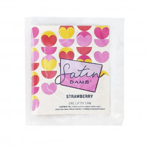 One | Латексная салфетка Satin Dams Strawberry 1 шт. Ціна: 99 грн