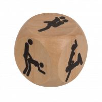OOB | Дерев'яний кубик Kama Sutra Wooden Dice, 3 x 3 см. Цена 107 грн